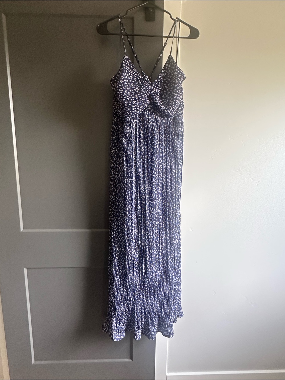Target Navy and White Floral Maxi Dress
